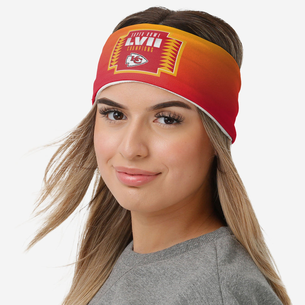 Kansas City Chiefs Super Bowl LVII Champions Headband FOCO - FOCO.com