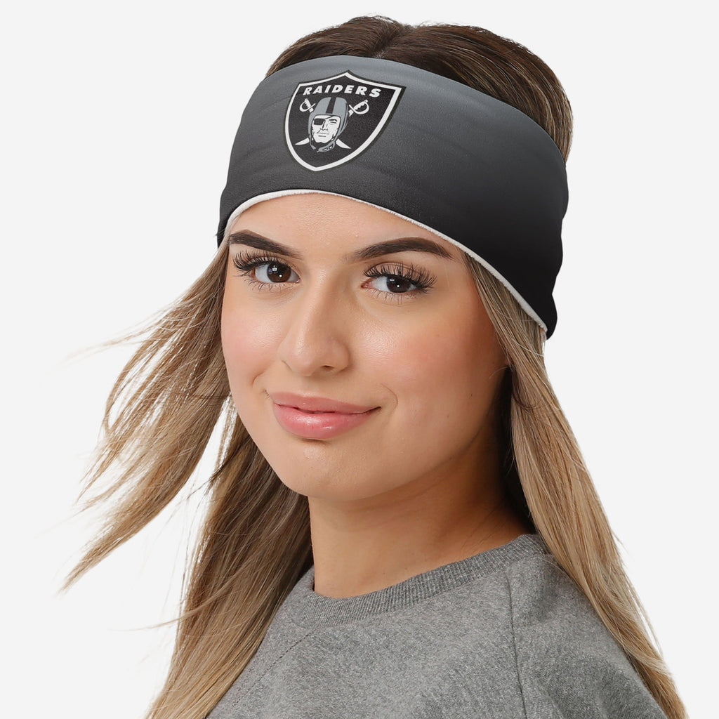 Las Vegas Raiders Womens Gradient Printed Headband FOCO - FOCO.com