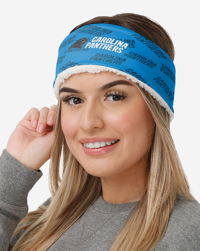 Carolina Panthers Womens Head Start Headband FOCO - FOCO.com