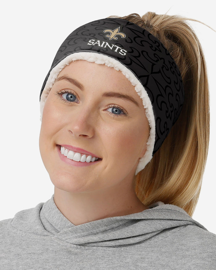 New Orleans Saints Womens Head Start Headband FOCO - FOCO.com