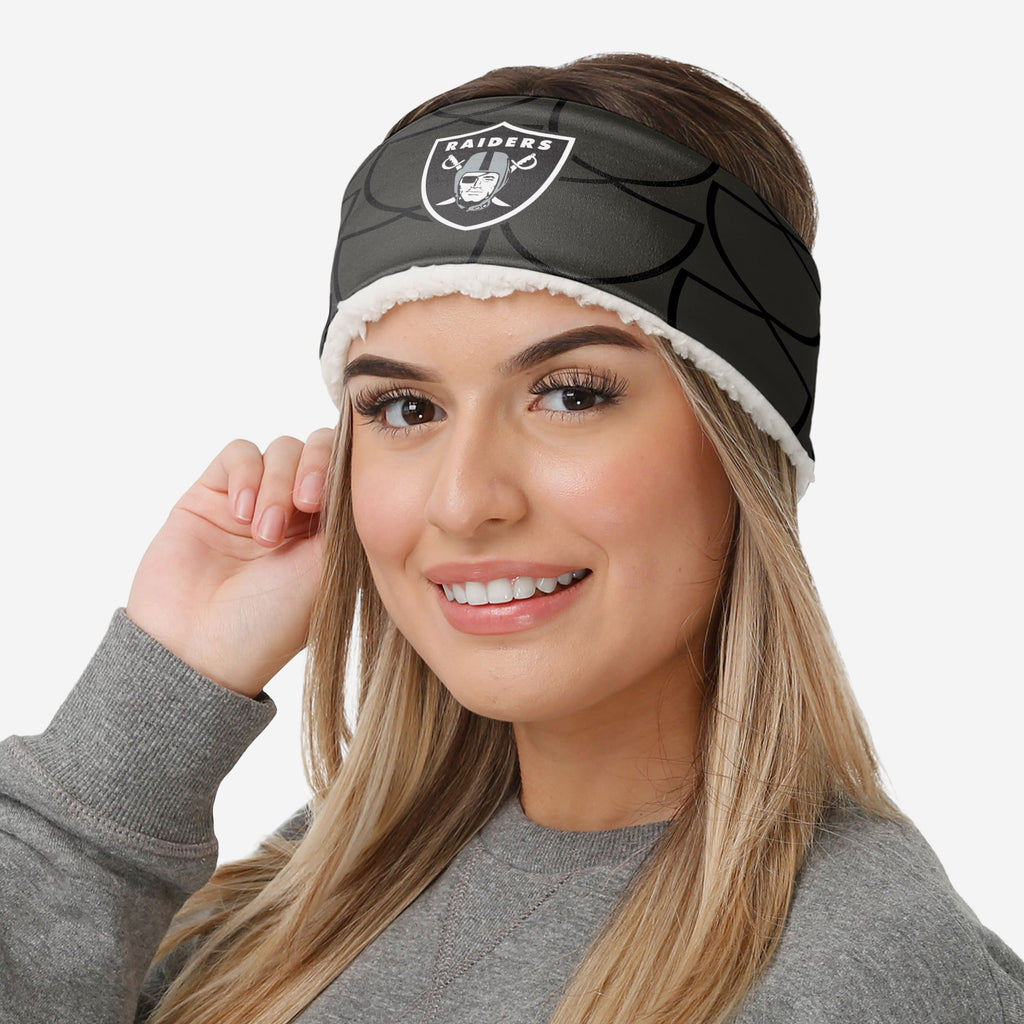 Las Vegas Raiders Womens Head Start Headband FOCO - FOCO.com