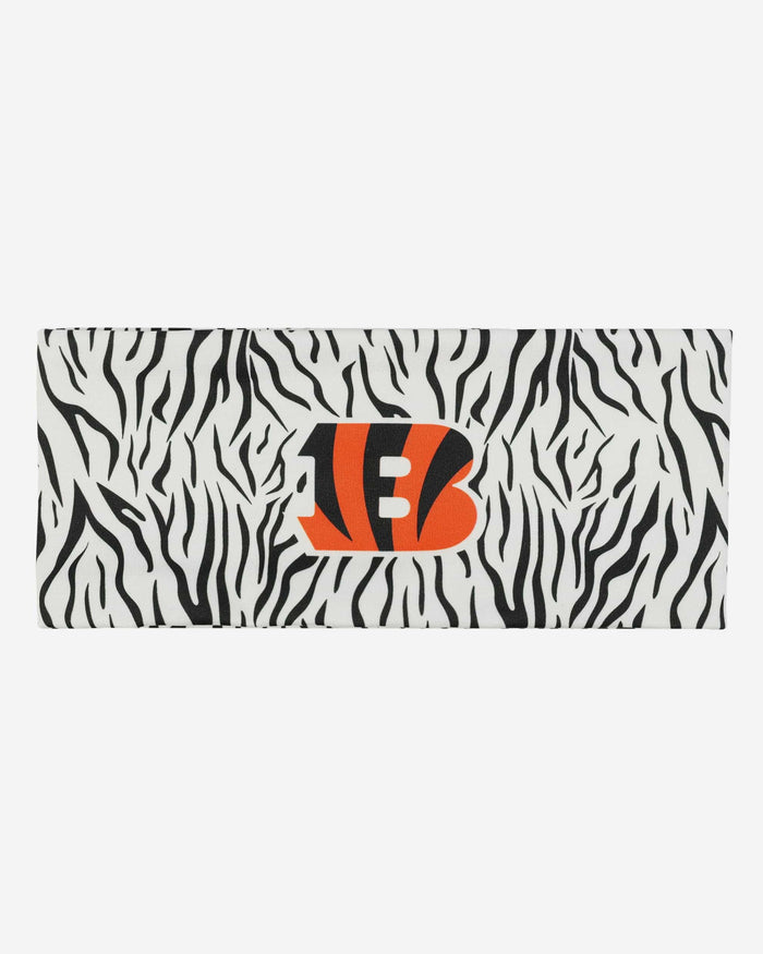 Cincinnati Bengals White Stripe Light Up Beanie FOCO