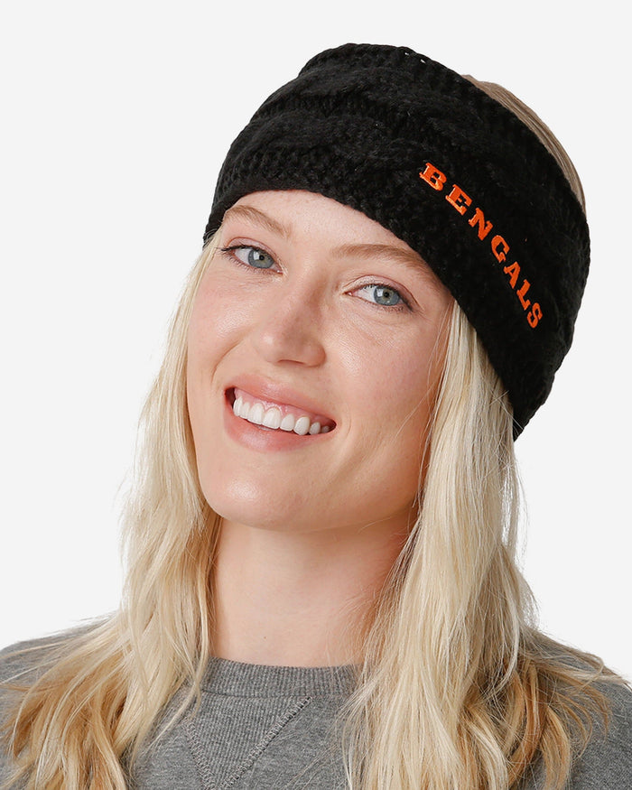 Cincinnati Bengals Womens Knit Fit Headband FOCO - FOCO.com