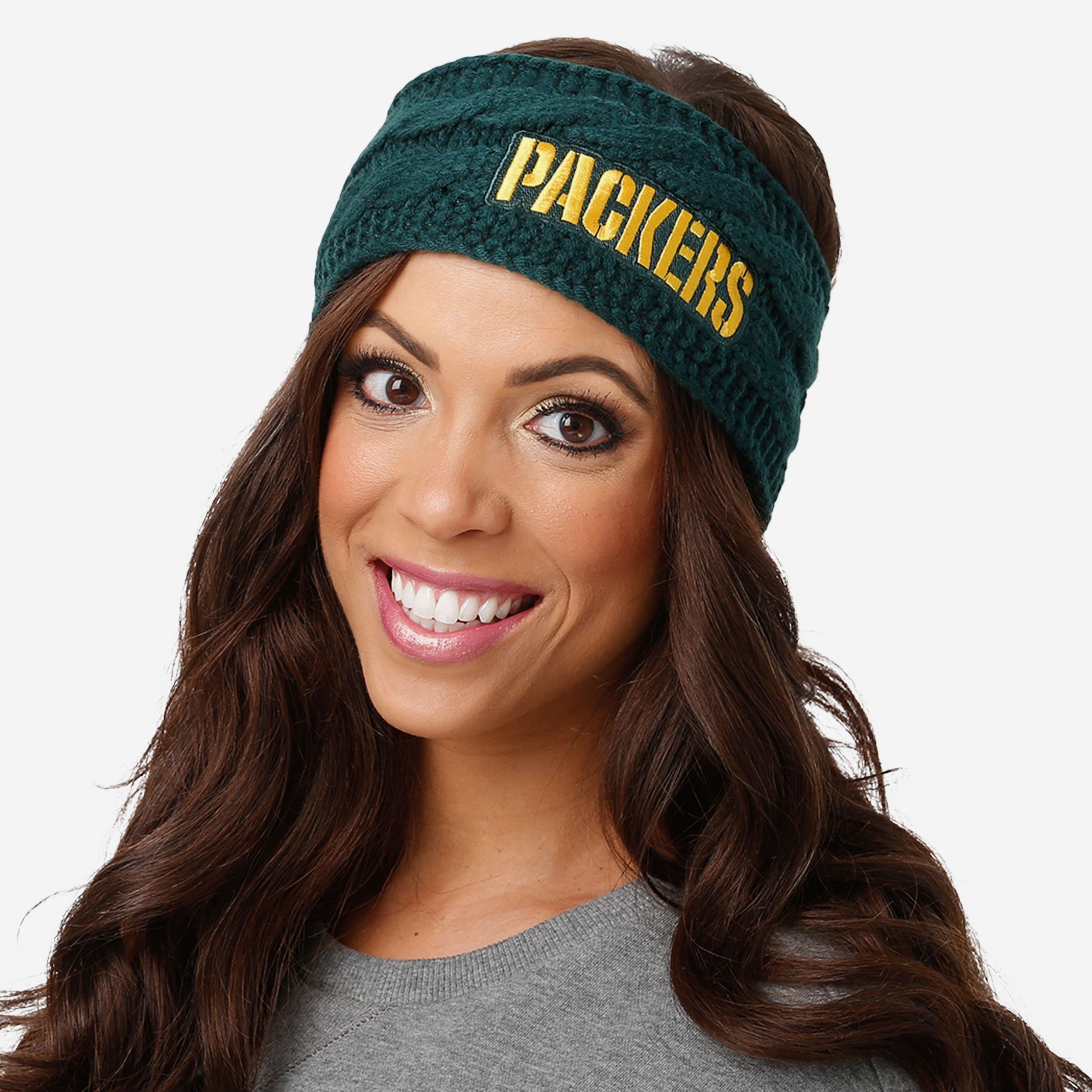 FOCO Green Bay Packers NFL Womens Knit Fit Headband