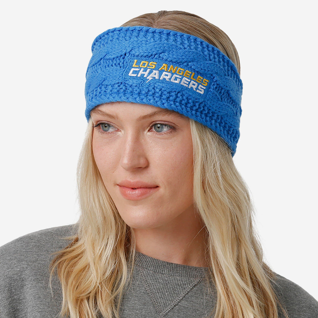 Los Angeles Chargers Womens Knit Fit Headband FOCO - FOCO.com