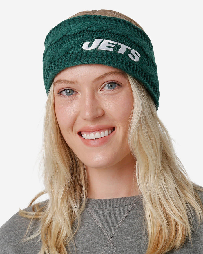 New York Jets Womens Knit Fit Headband FOCO - FOCO.com