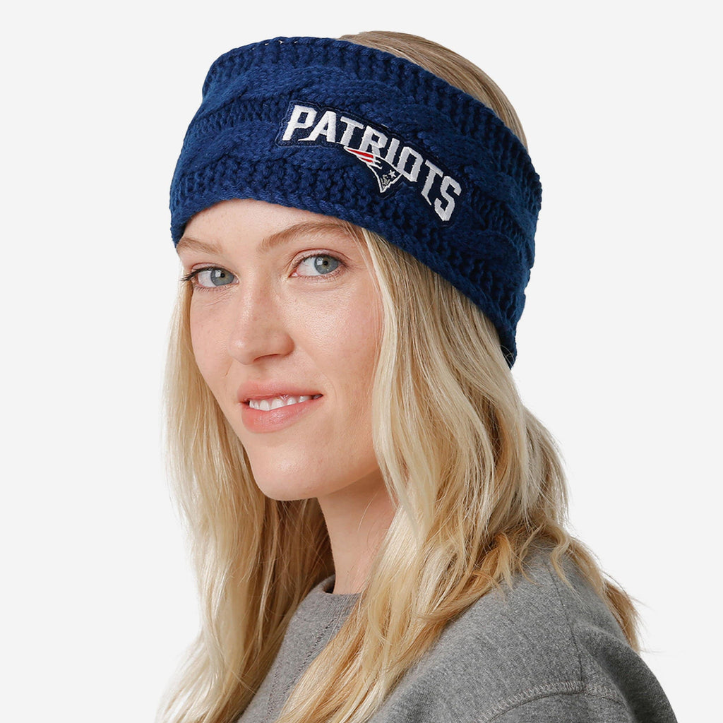 New England Patriots Womens Knit Fit Headband FOCO - FOCO.com