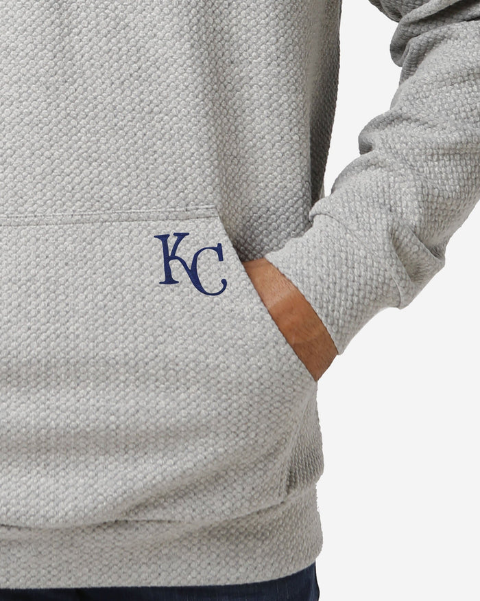 Kansas City Royals Gray Woven Hoodie FOCO - FOCO.com