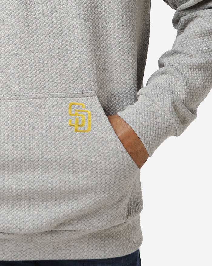 San Diego Padres Gray Woven Hoodie FOCO - FOCO.com