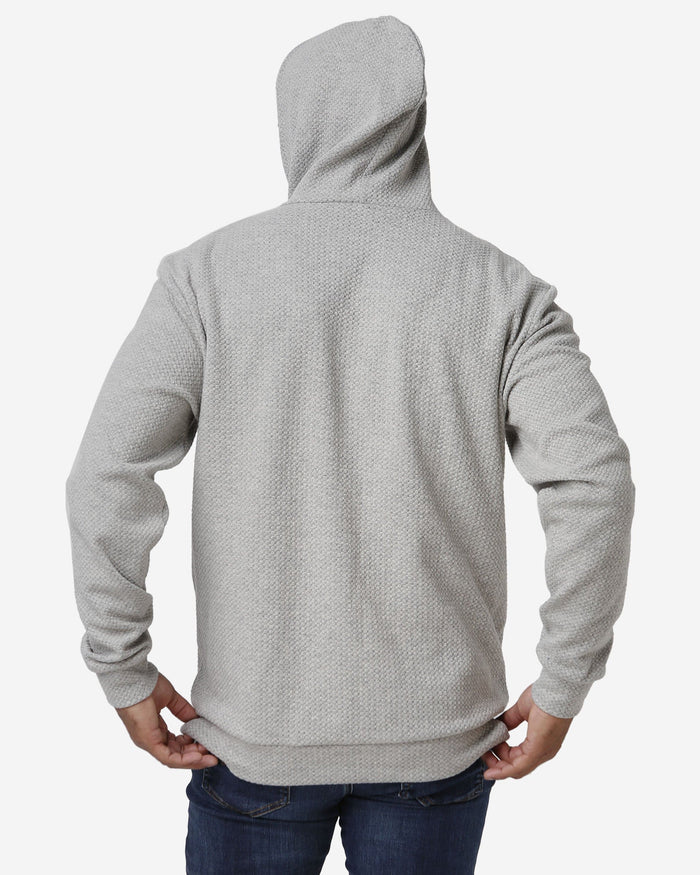 Toronto Blue Jays Gray Woven Hoodie FOCO - FOCO.com