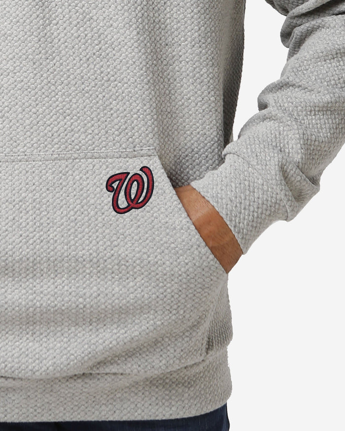 Washington Nationals Gray Woven Hoodie FOCO - FOCO.com