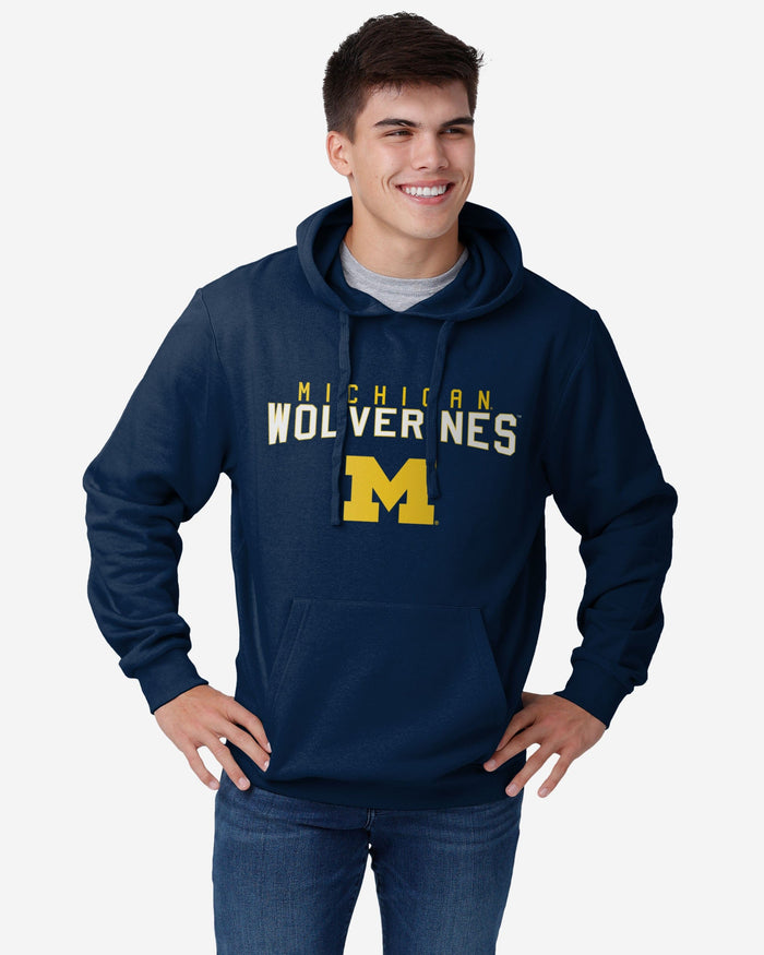 Michigan Wolverines Solid Hoodie FOCO S - FOCO.com