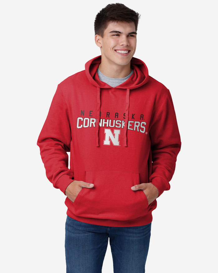 Nebraska Cornhuskers Solid Hoodie FOCO S - FOCO.com