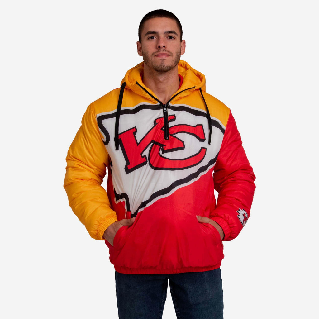 Kansas City Chiefs Tundra Puffy Poly Fill Pullover FOCO S - FOCO.com