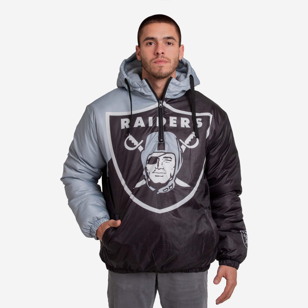 Las Vegas Raiders Tundra Puffy Poly Fill Pullover FOCO S - FOCO.com