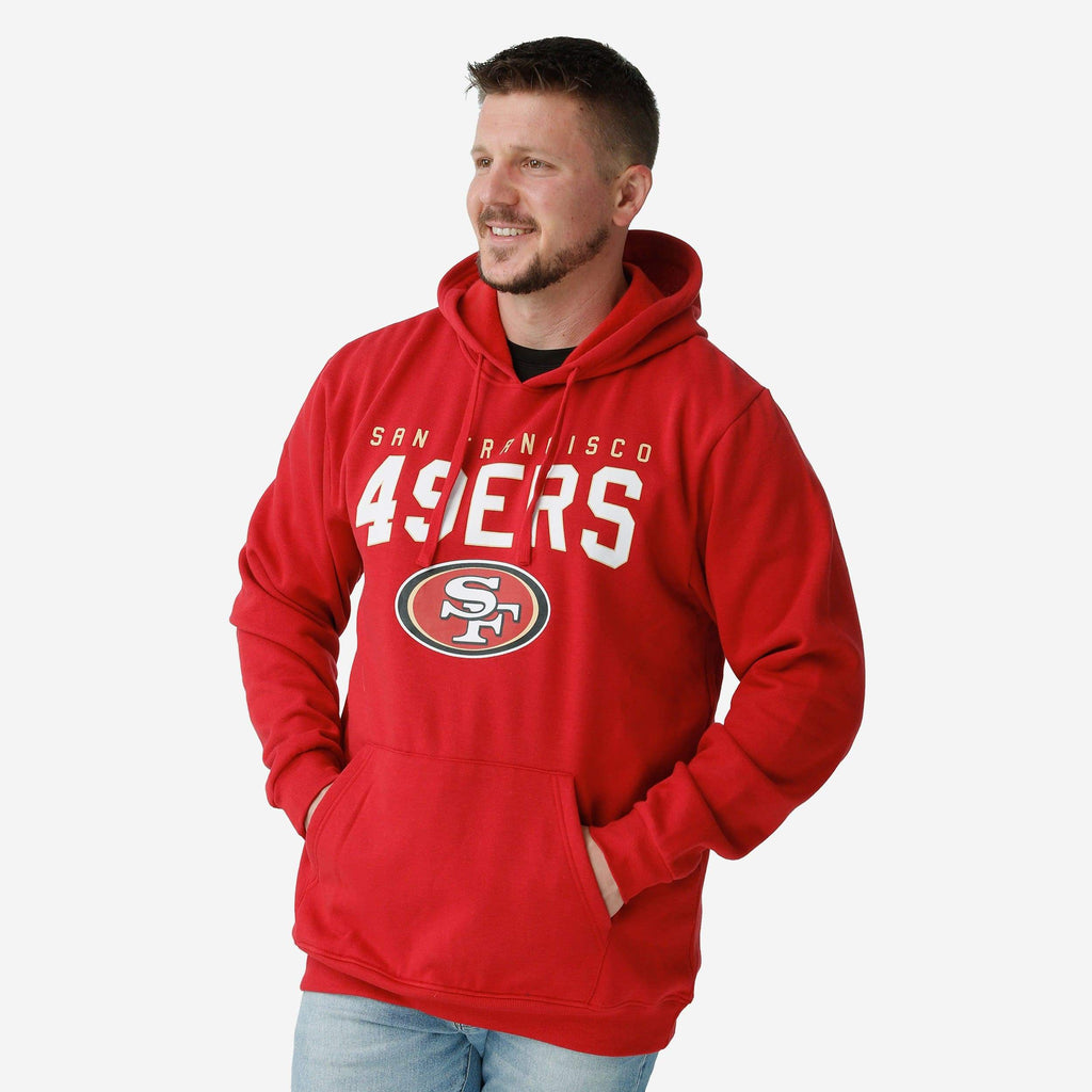 San Francisco 49ers Solid Hoodie FOCO S - FOCO.com