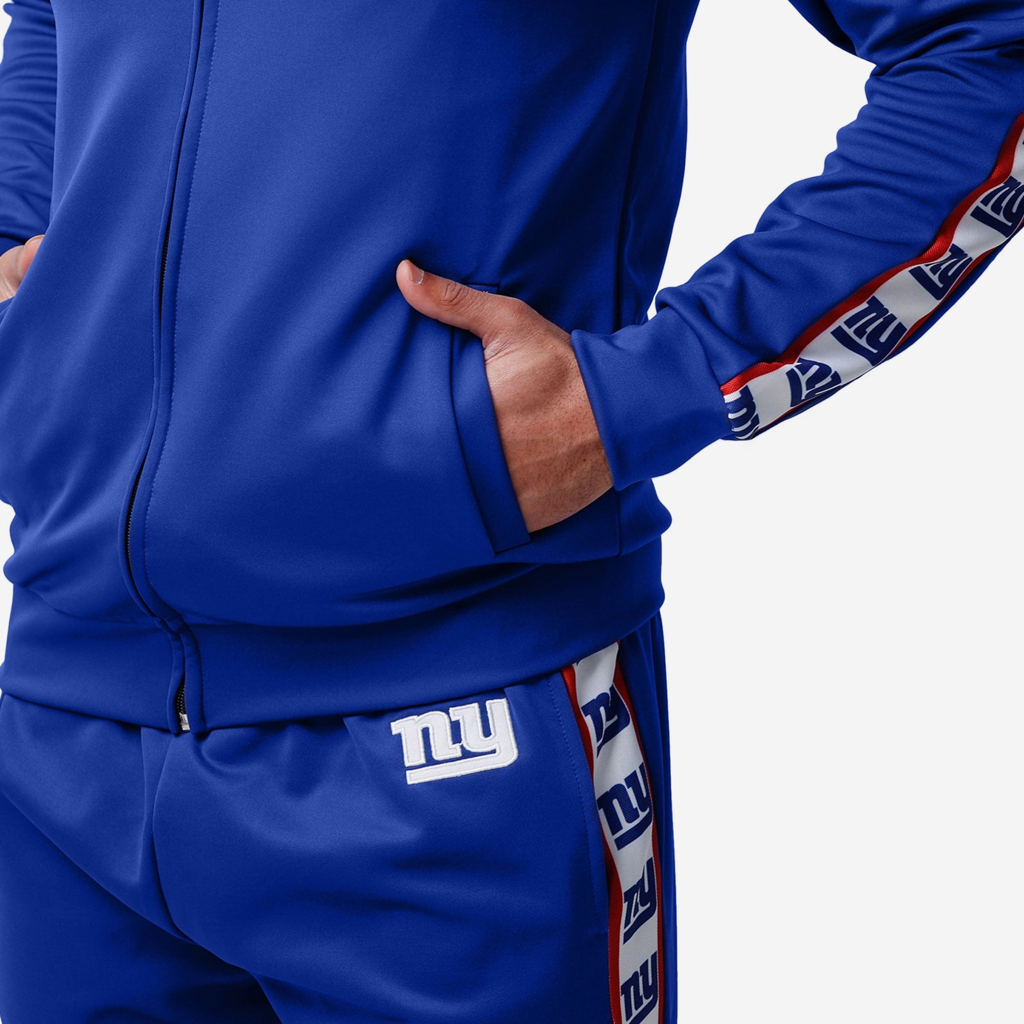 FOCO New York Giants Team Stripe Joggers, Mens Size: XL