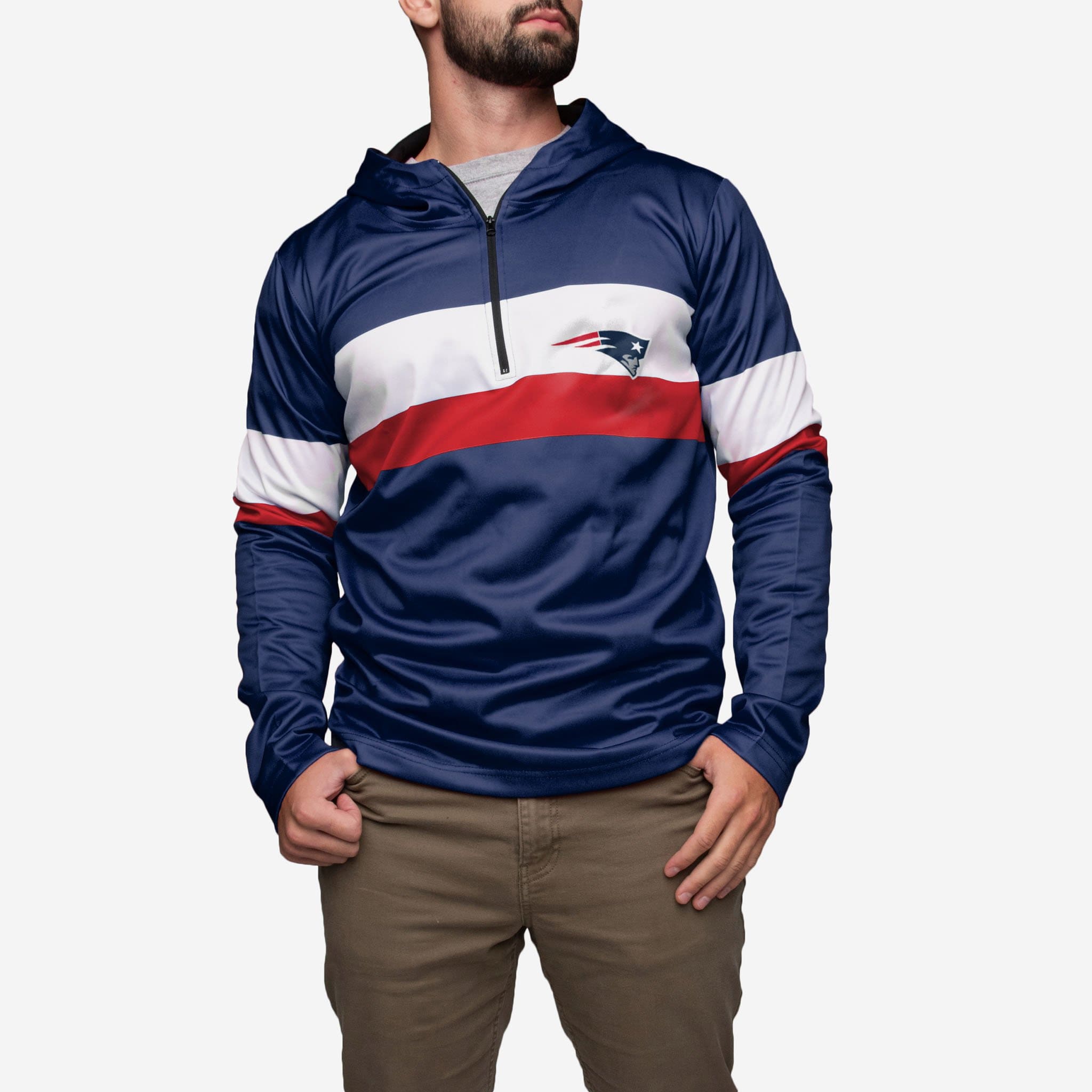 Patriots quarter zip sweatshirt sale