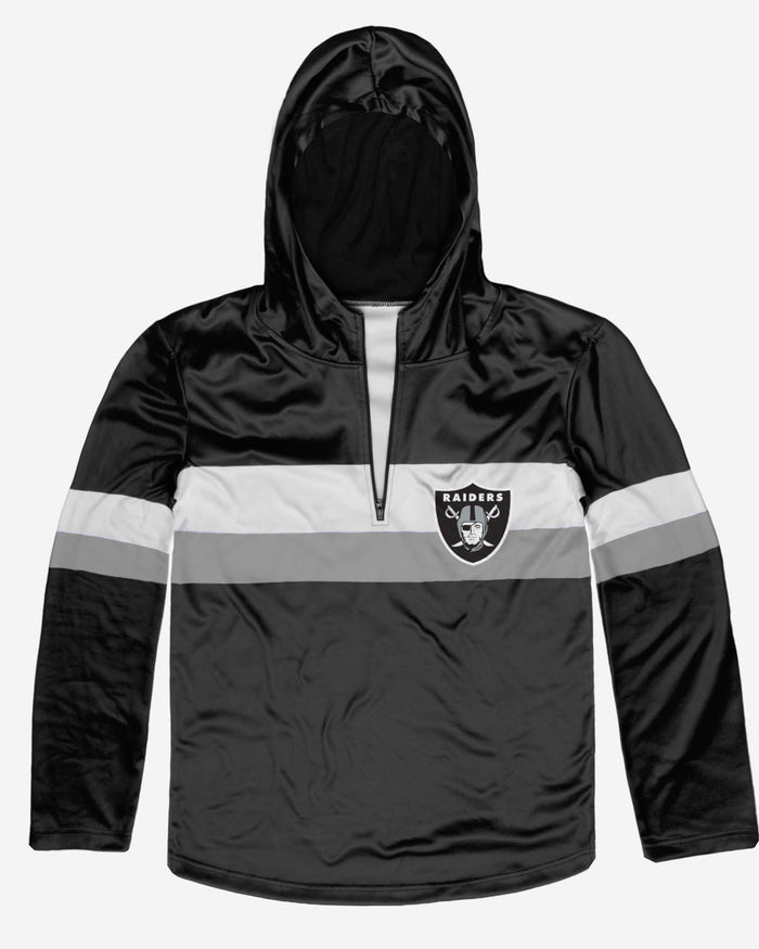 Las Vegas Raiders Quarter Zip Hoodie FOCO - FOCO.com