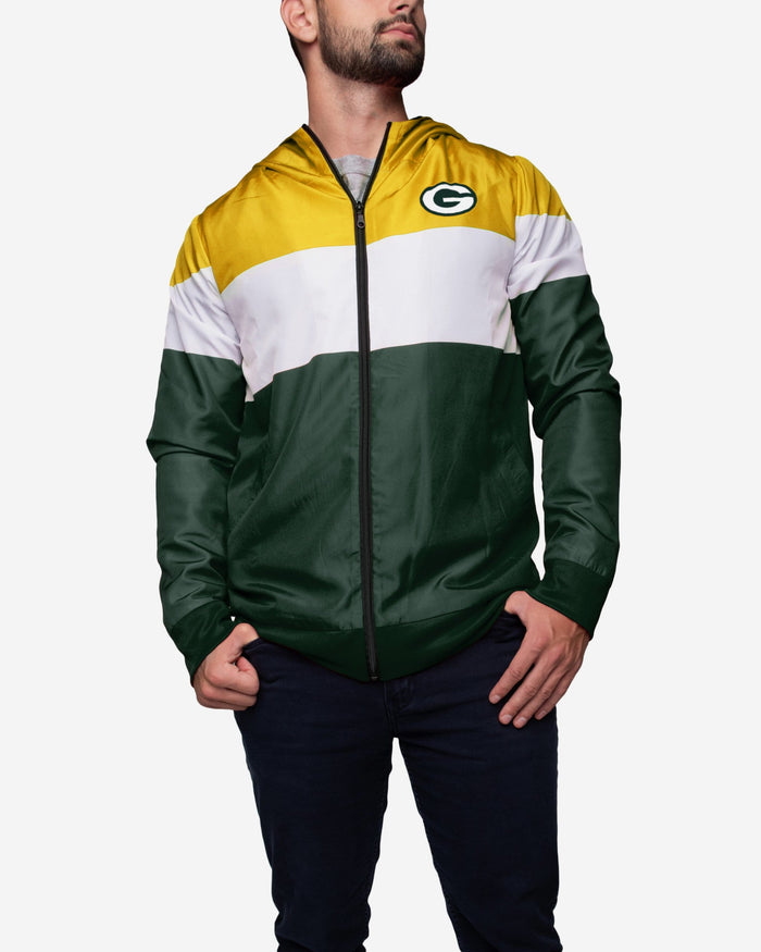 Green Bay Packers Hooded Gameday Jacket FOCO - FOCO.com