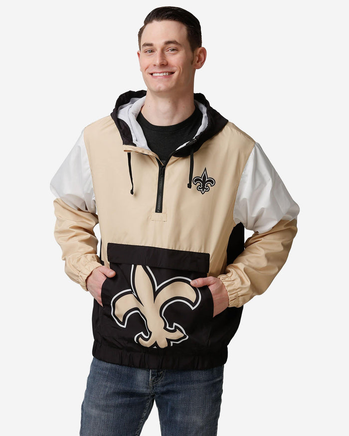 New Orleans Saints Warm-Up Windbreaker FOCO S - FOCO.com