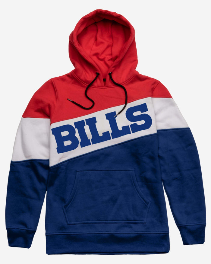 Buffalo Bills Wordmark Colorblock Hoodie FOCO - FOCO.com
