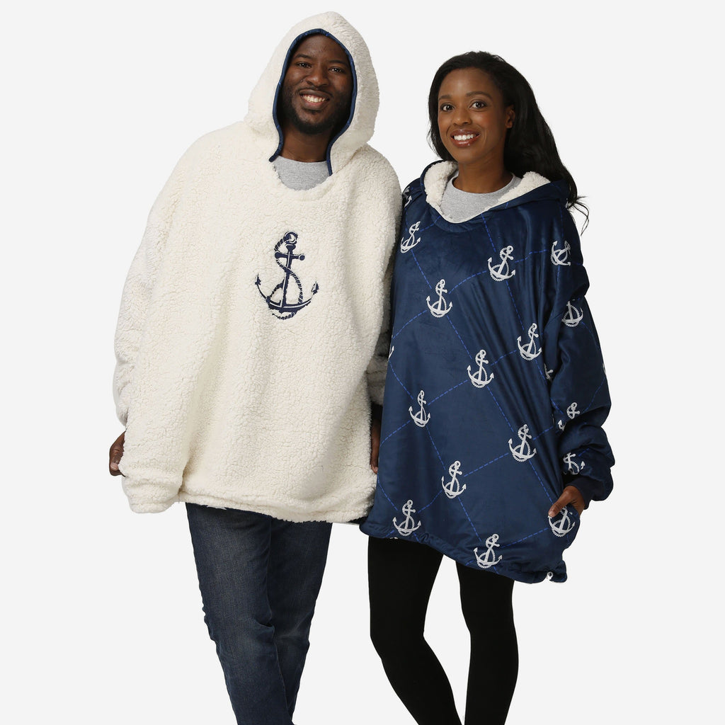 Mini Anchors Sherpa Reversible Hoodeez FOCO - FOCO.com