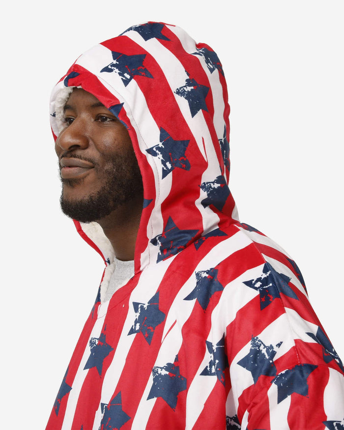 Stars & Stripes Sherpa Reversible Hoodeez FOCO - FOCO.com