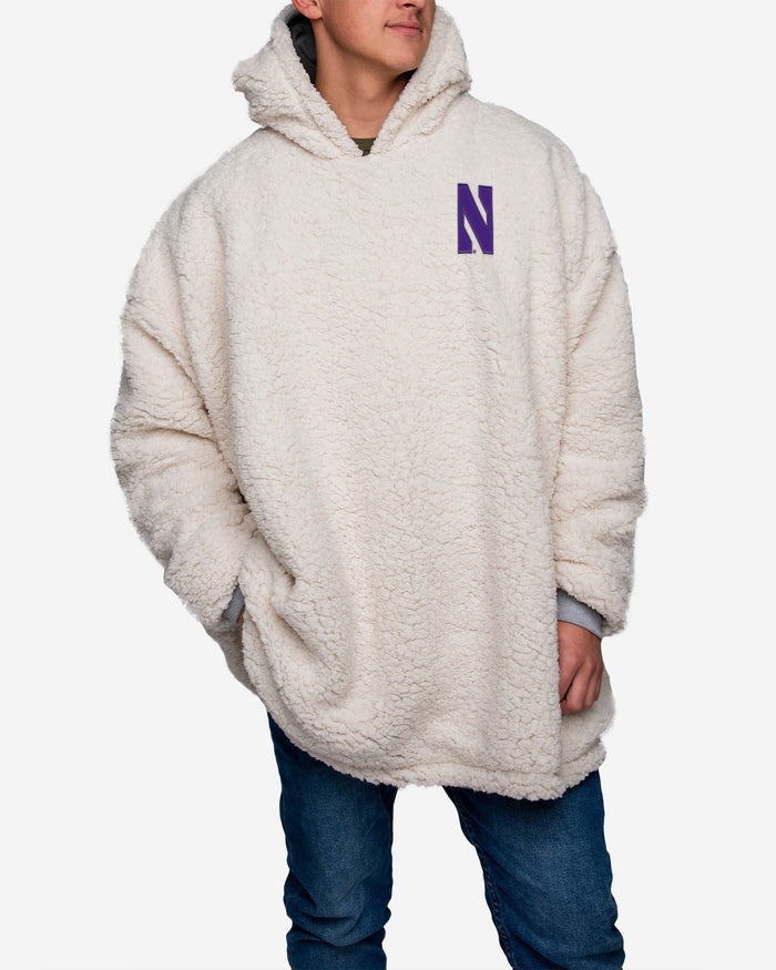 Northwestern Wildcats Reversible Big Logo Hoodeez FOCO - FOCO.com