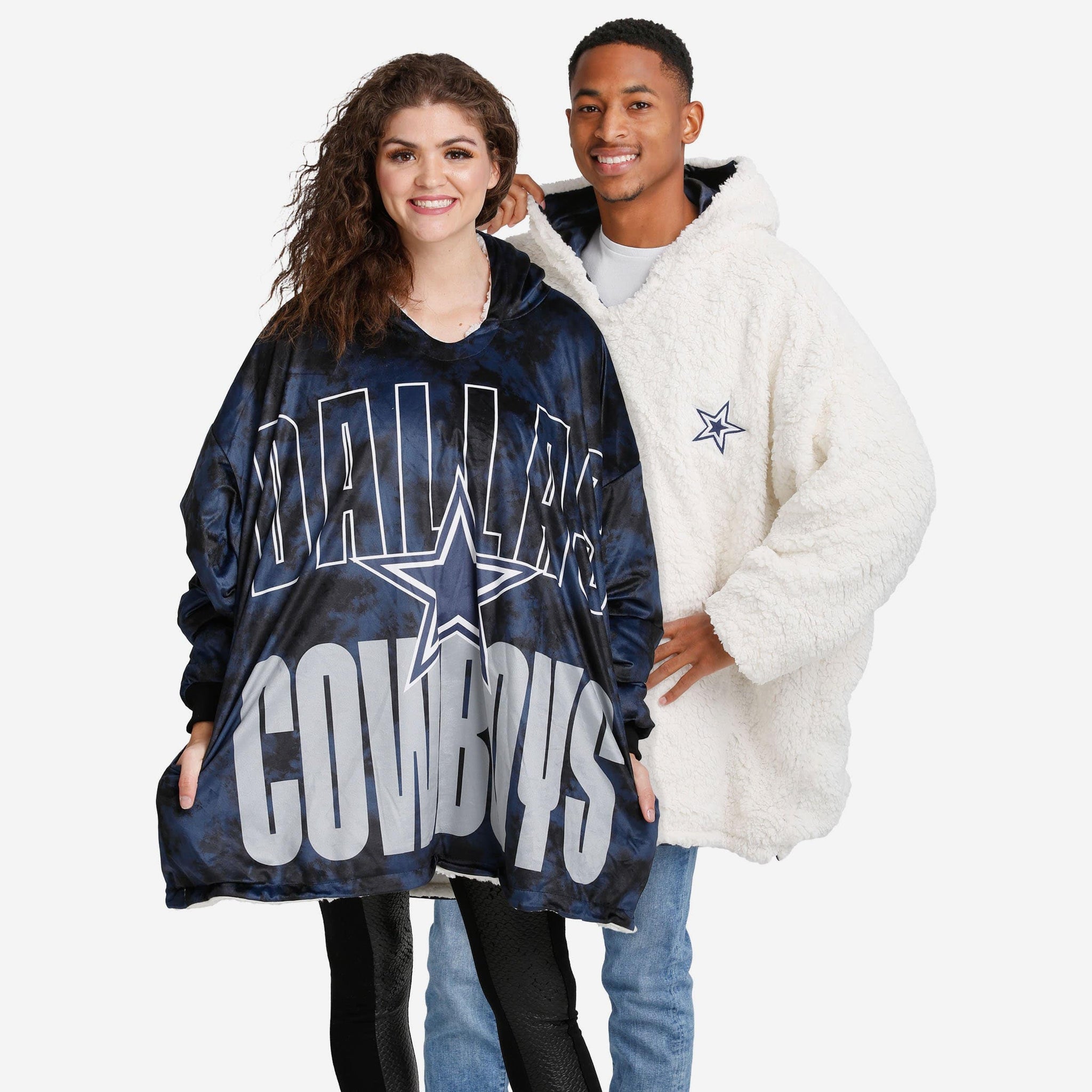 Dallas Cowboys Reversible Colorblock Hoodeez FOCO