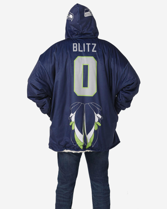 Blitz Seattle Seahawks Reversible Mascot Hoodeez FOCO - FOCO.com