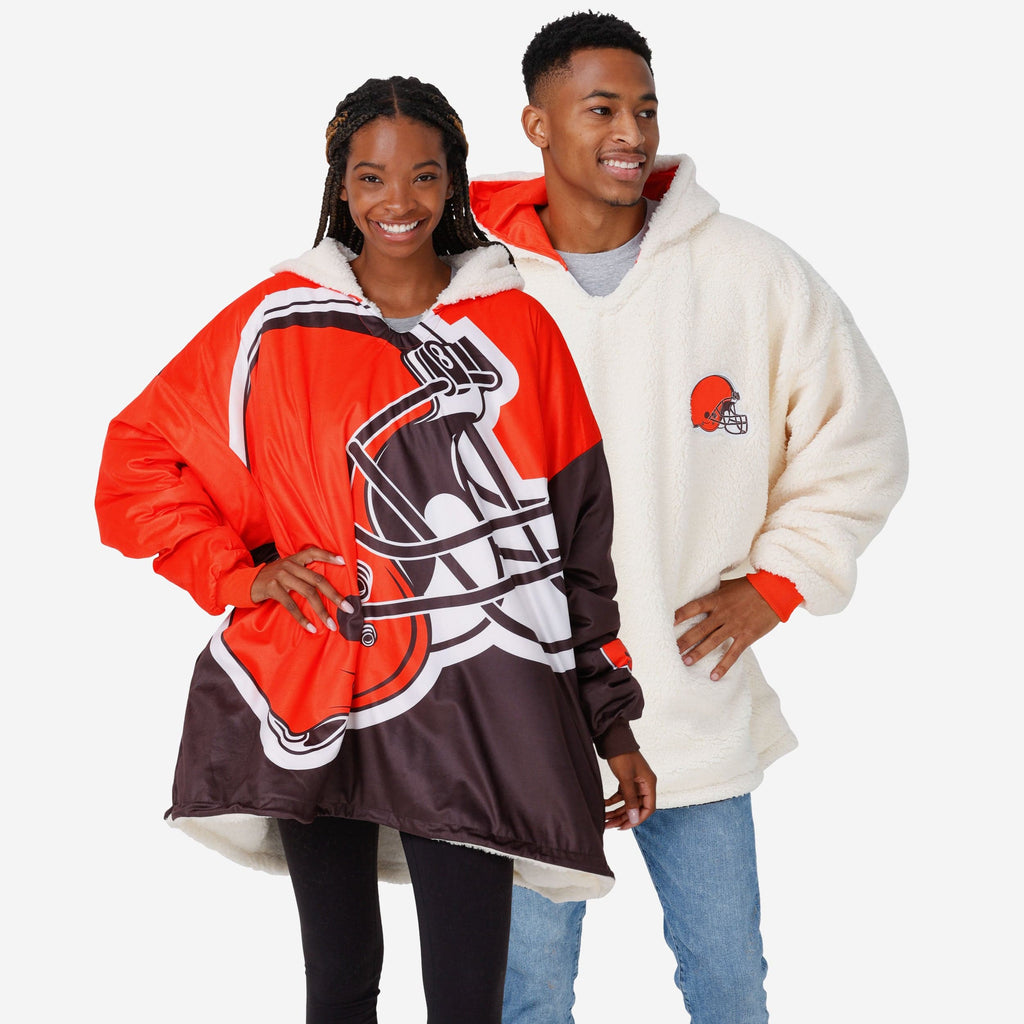 Cleveland Browns Reversible Colorblock Hoodeez FOCO - FOCO.com