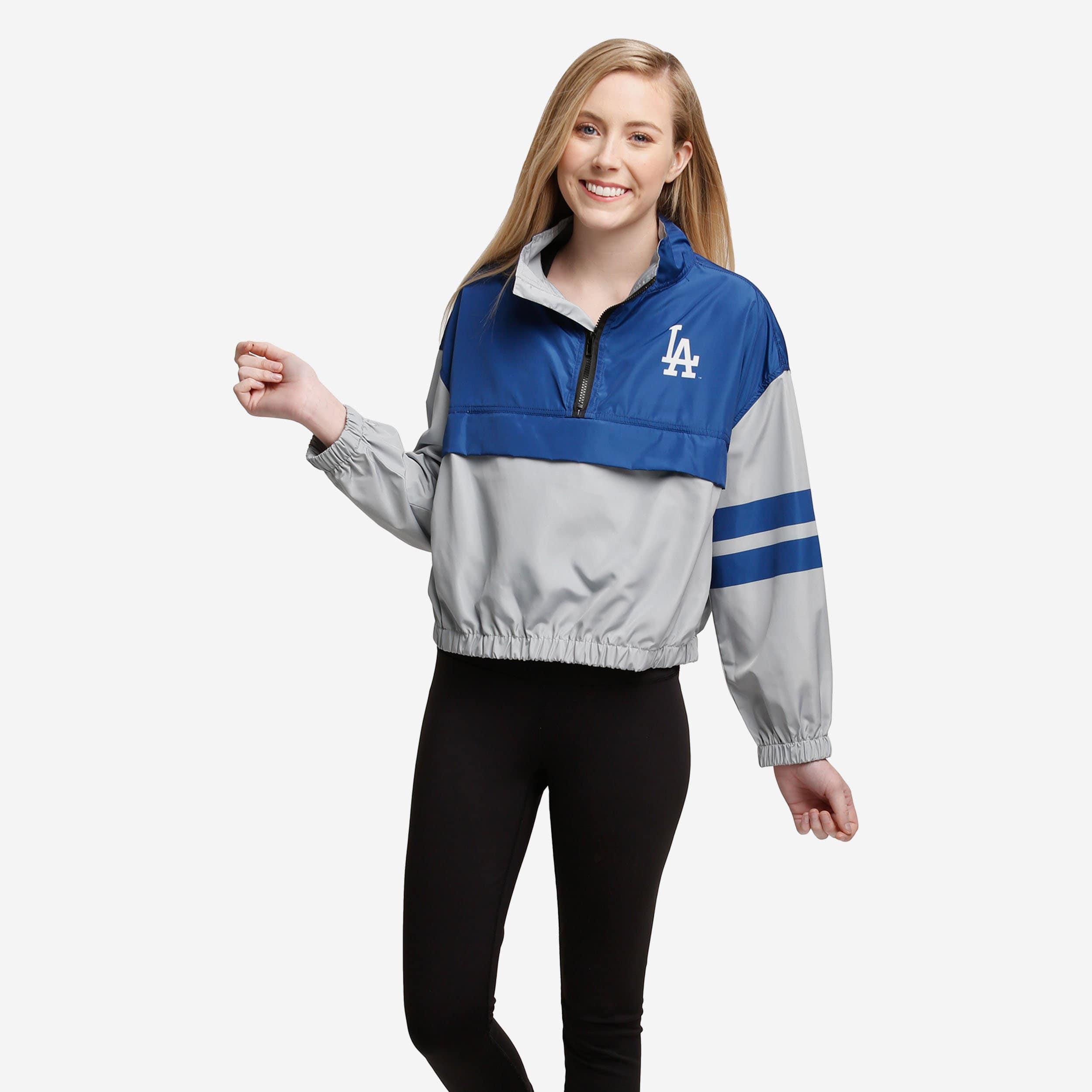 Los Angeles Dodgers Womens Winning Play Windbreaker, Size: 2XL