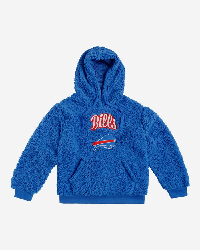 FOCO Buffalo Bills Womens Sherpa Hooded Sweatshirt, Size: XL