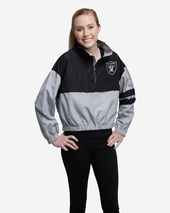 Las Vegas Raiders Womens Winning Play Windbreaker FOCO S - FOCO.com