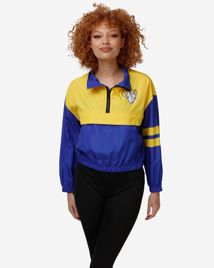 Los Angeles Rams Womens Winning Play Windbreaker FOCO S - FOCO.com