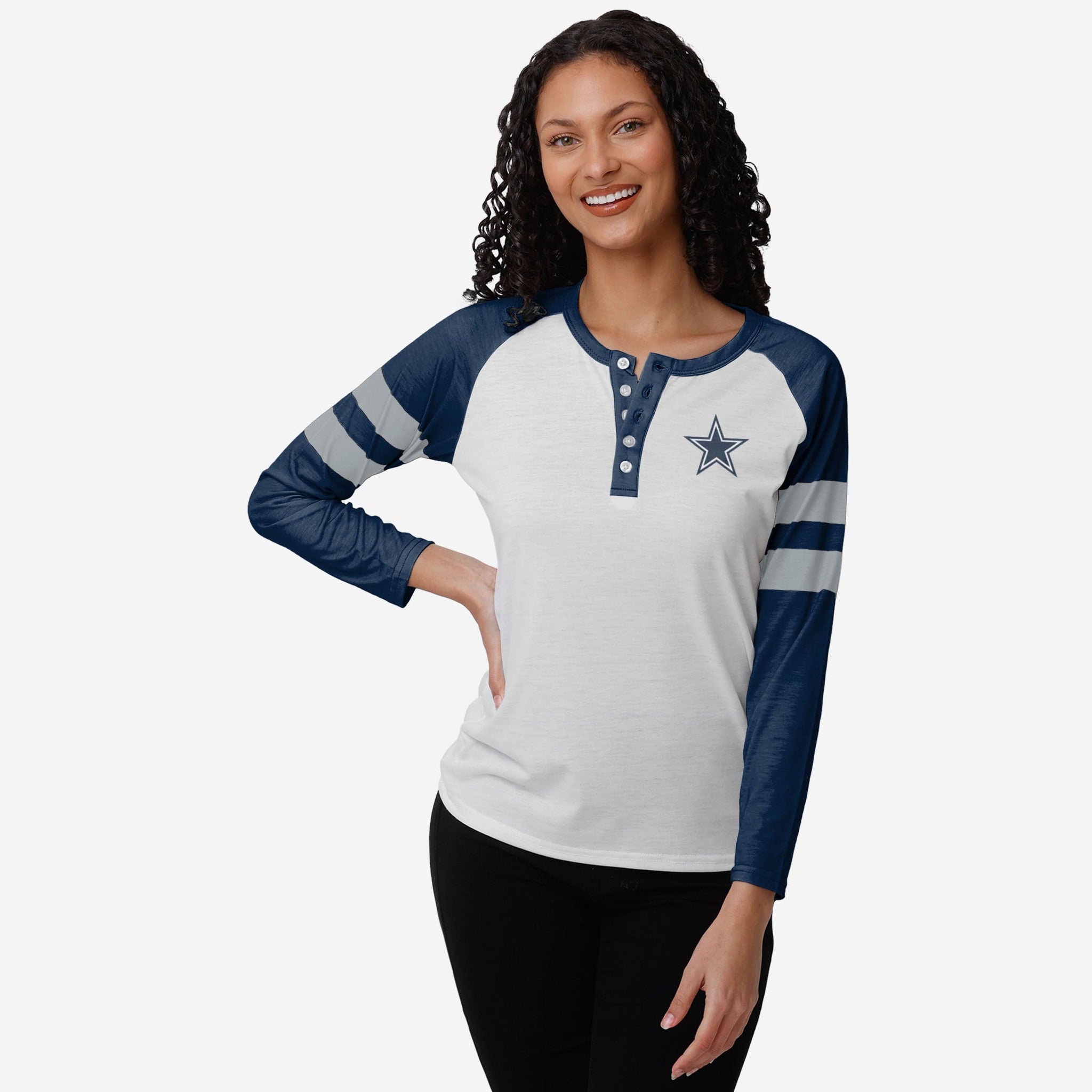 Official Dallas Cowboys Long Sleeved T-Shirts, Long Sleeved Shirts, Cowboys  Raglan Shirts, Henley Long Sleeve Shirts