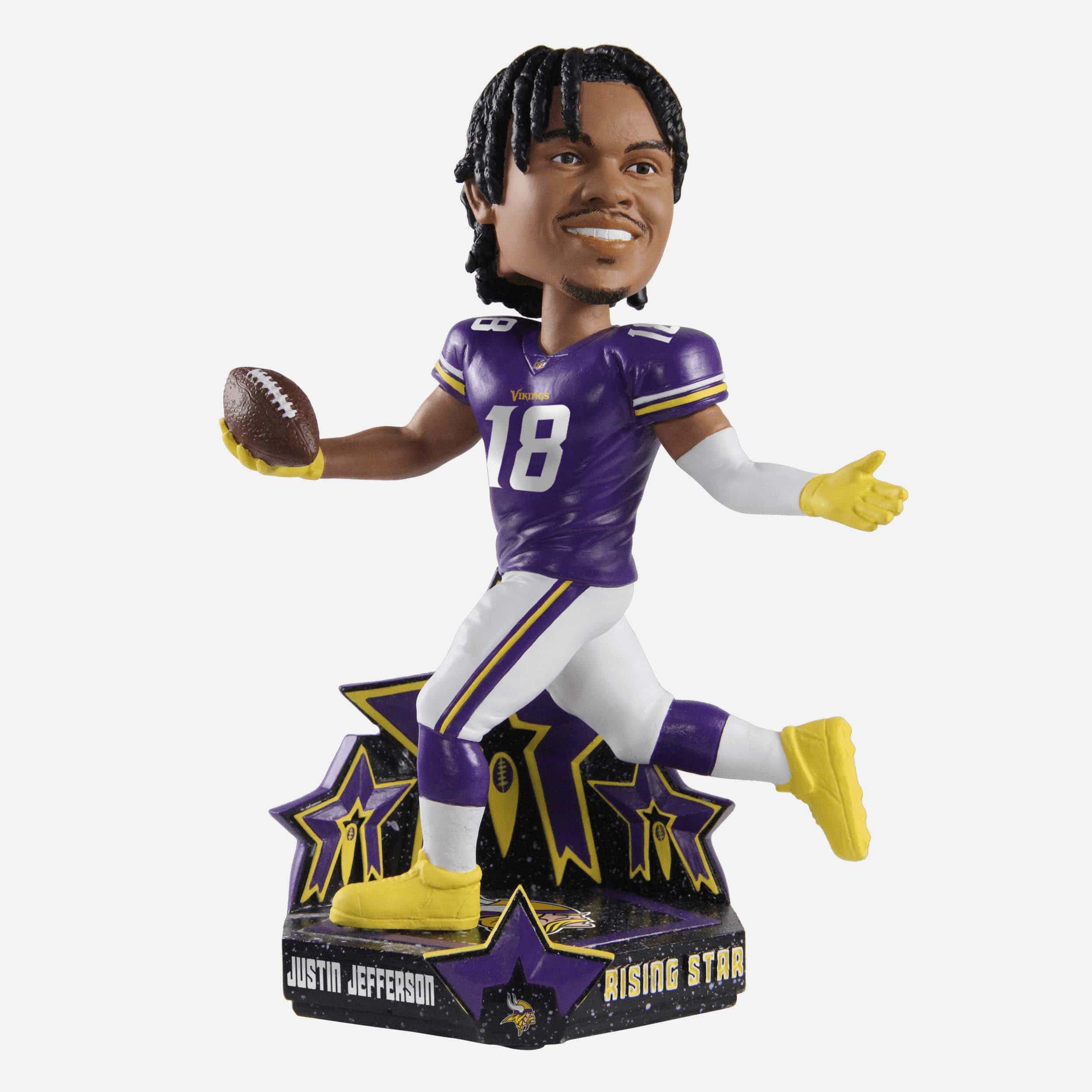 Justin Jefferson Minnesota Vikings Knucklehead Bobblehead NFL at 's  Sports Collectibles Store