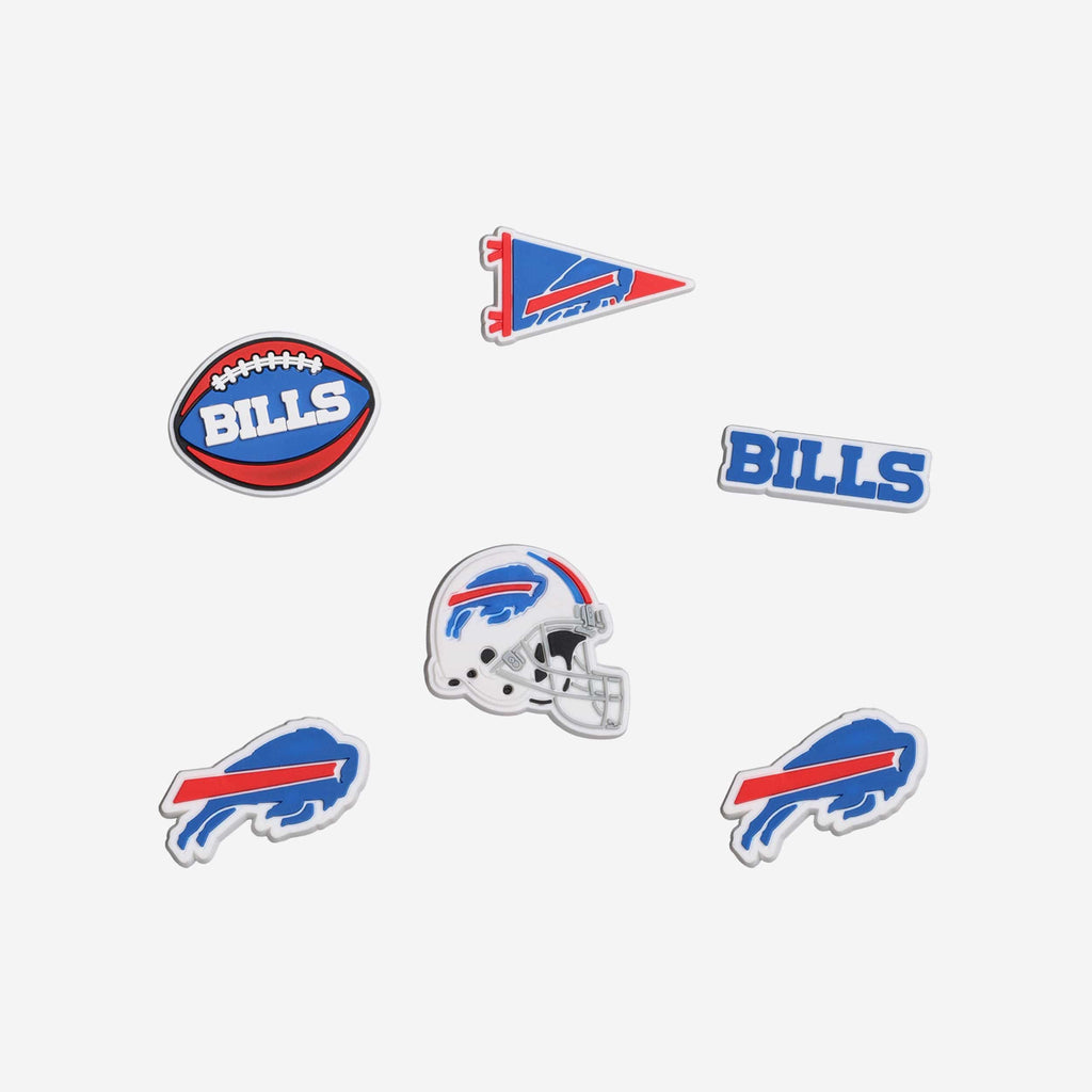 Buffalo Bills 6 Pack Team Clog Charms FOCO - FOCO.com