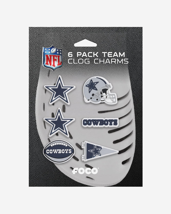 Dallas Cowboys 6 Pack Team Clog Charms FOCO - FOCO.com