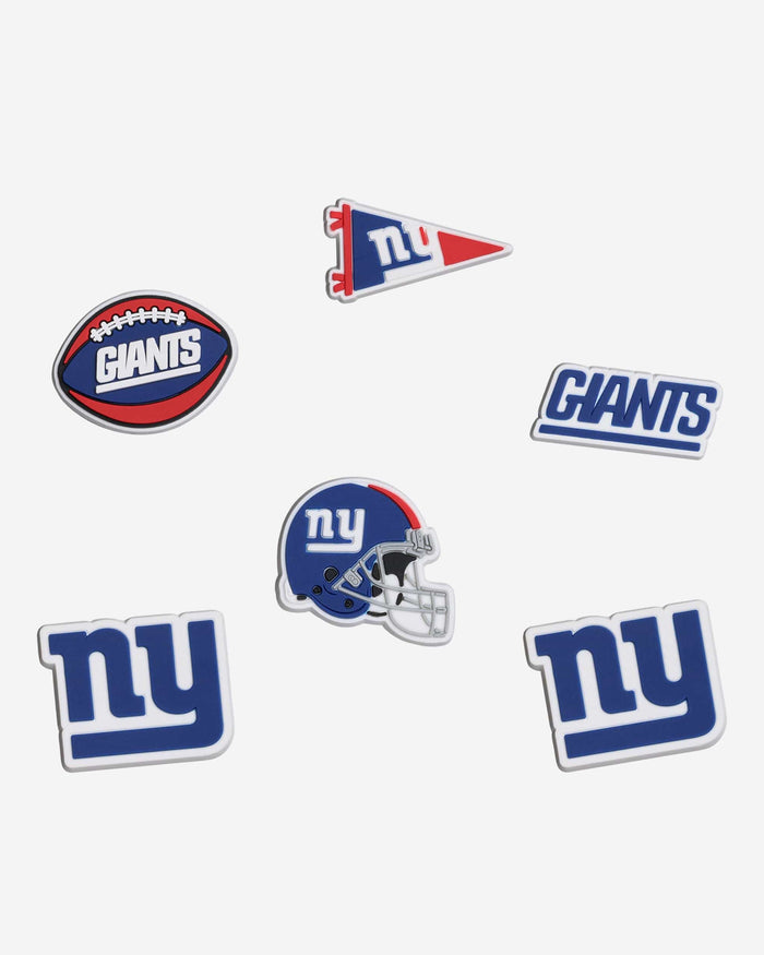 New York Giants 6 Pack Team Clog Charms FOCO - FOCO.com