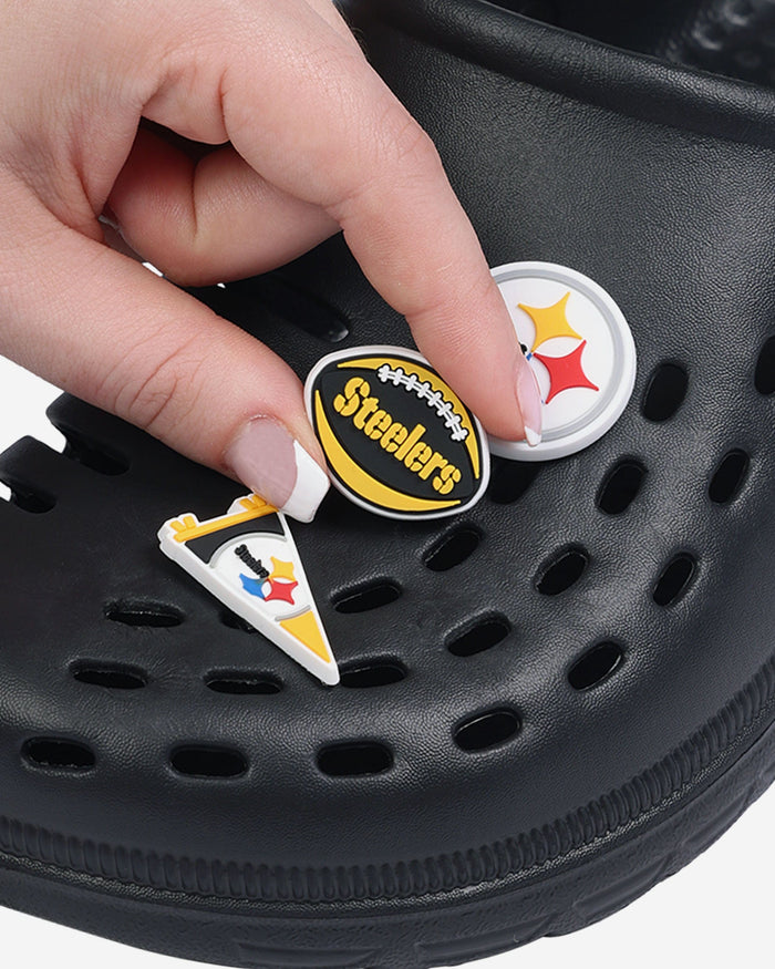 Pittsburgh Steelers 6 Pack Team Clog Charms FOCO - FOCO.com