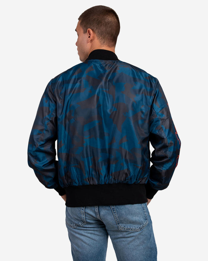 Chicago Bears Camo Bomber Jacket FOCO - FOCO.com