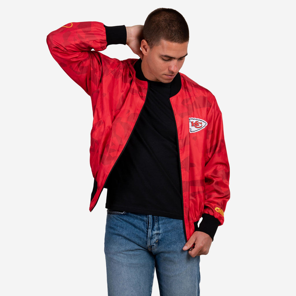 Kansas City Chiefs Camo Bomber Jacket FOCO S - FOCO.com