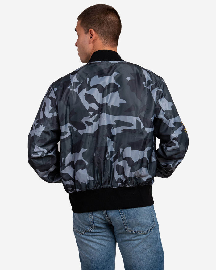 Pittsburgh Steelers Camo Bomber Jacket FOCO - FOCO.com