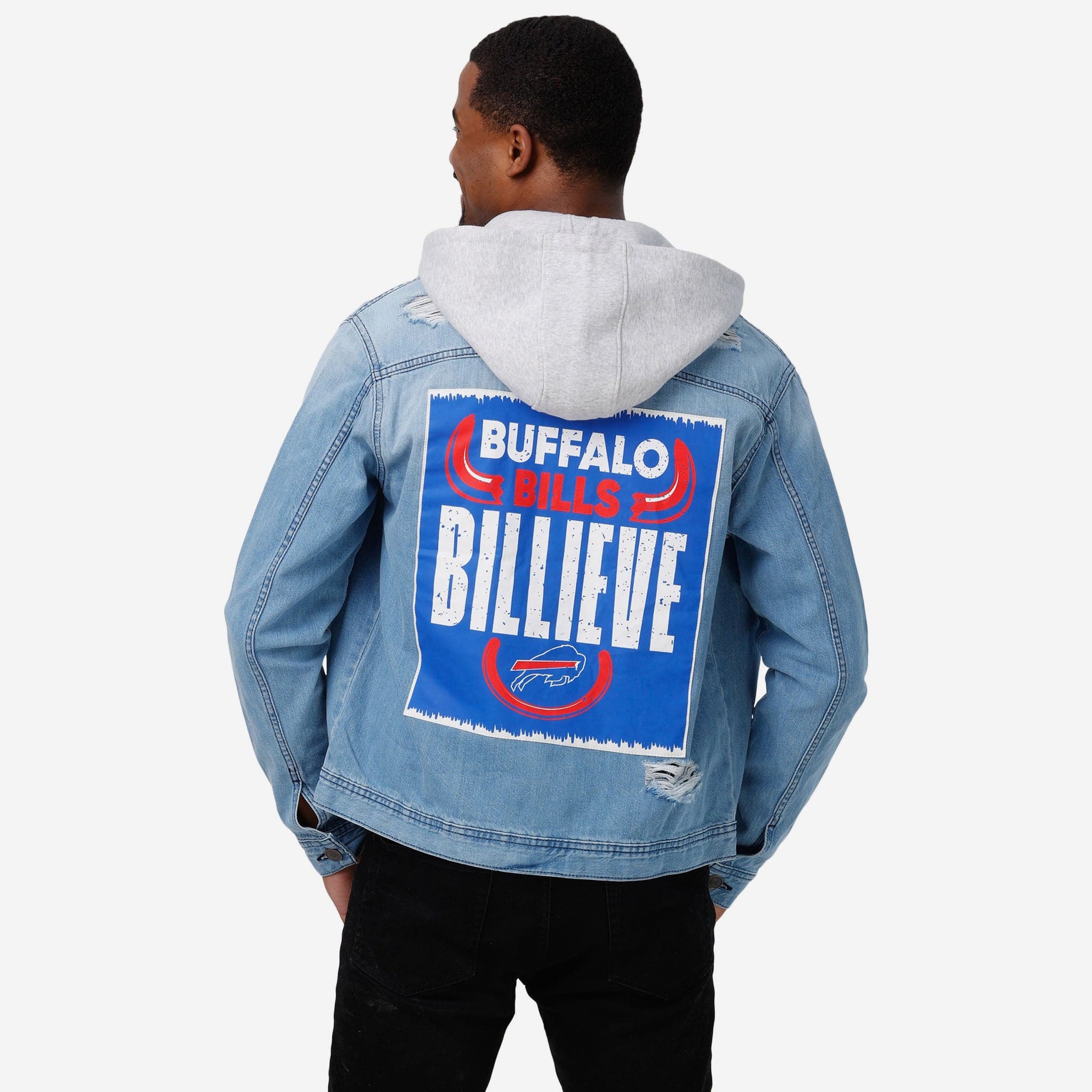 buffalo bills denim jacket