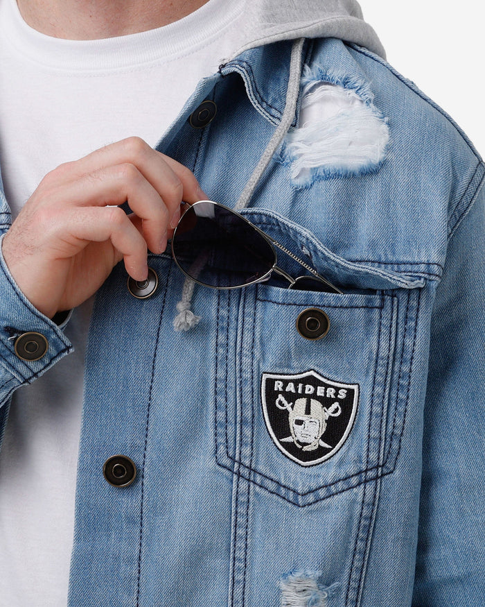 Las Vegas Raiders Denim Days Jacket FOCO - FOCO.com