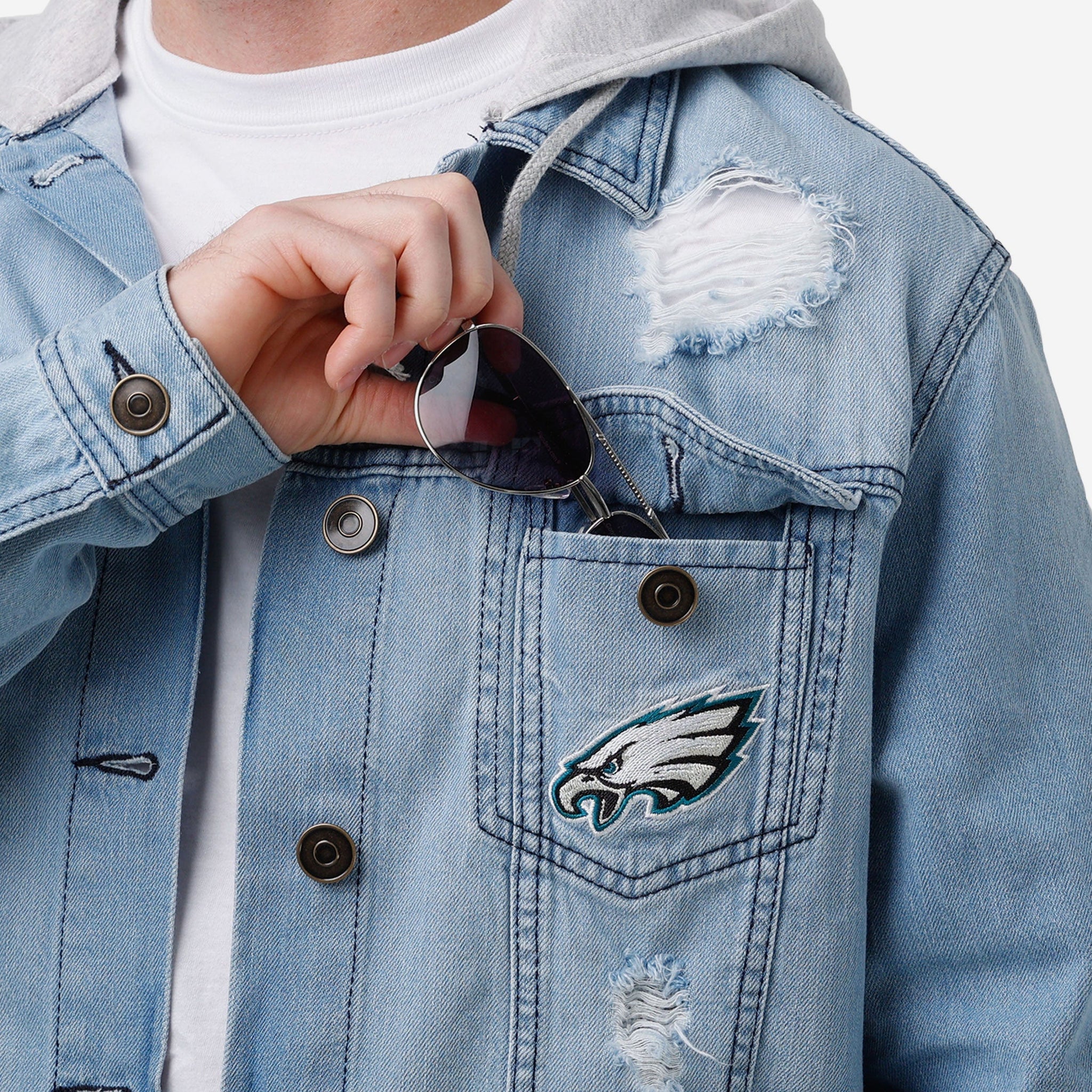 Philadelphia Eagles NFL Womens Denim Days Jacket