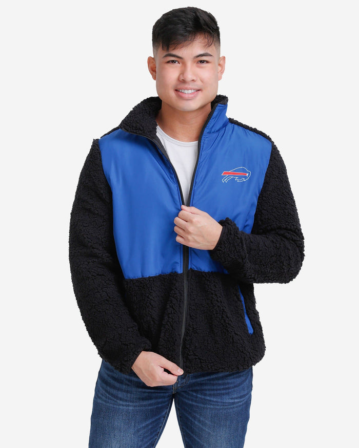 Buffalo Bills Sherpa Soft Zip Up Jacket FOCO S - FOCO.com