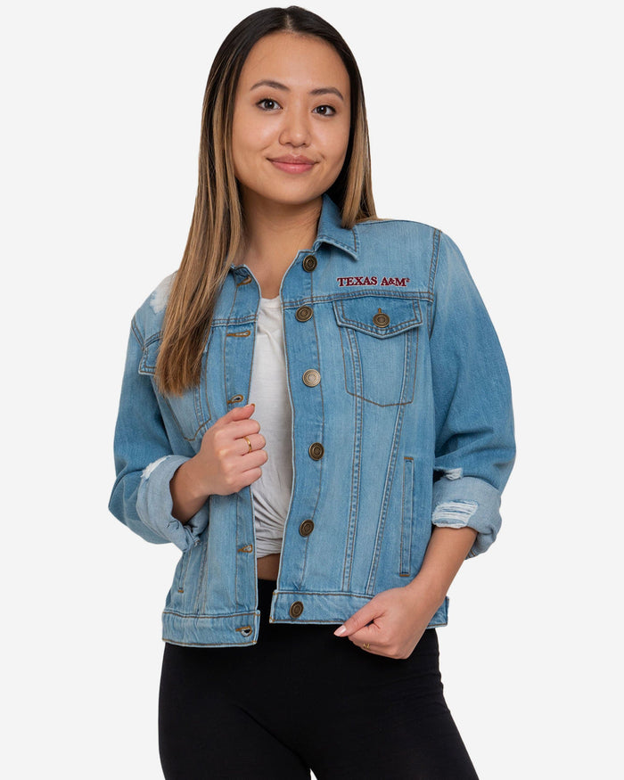 Texas A&M Aggies Womens Denim Days Jacket FOCO S - FOCO.com